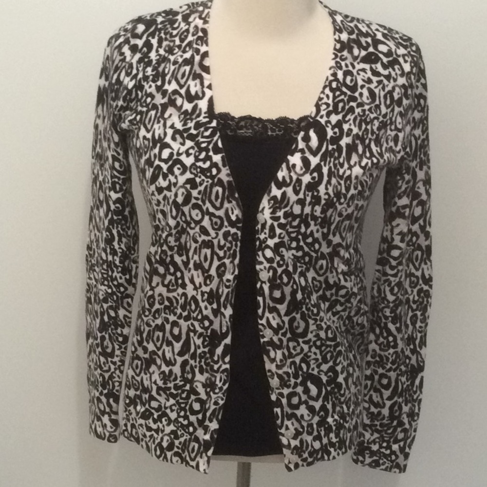Printed Cardigan